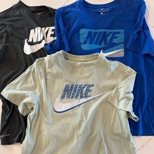 3 Mens Nike T-Shirts Size Large Dri-FIT